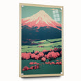 Abstract Electric Mountain Art – Vibrant Electric Wall Decor Canvas