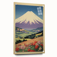 Serene Electric Mountain Landscape – Vibrant Electric Wall Canvas Art