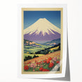Serene Electric Mountain Landscape – Vibrant Electric Wall Canvas Art
