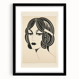 Modern Electric Portrait Canvas – Abstract Electric Art Print