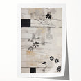 Modern Electric Floral Abstract Canvas – Electric Art Print