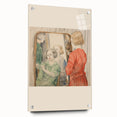 Electric Reflection Portrait Canvas – Modern Electric Art Print