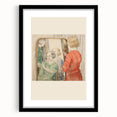 Electric Reflection Portrait Canvas – Modern Electric Art Print