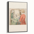 Electric Reflection Portrait Canvas – Modern Electric Art Print