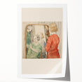 Electric Reflection Portrait Canvas – Modern Electric Art Print