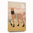 Abstract Electric Cat Canvas – Vibrant Modern Electric Art Print