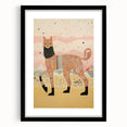 Abstract Electric Cat Canvas – Vibrant Modern Electric Art Print
