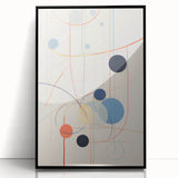 Abstract Electric Geometric Canvas – Modern Vibrant Art Print