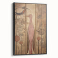Elegant Electric Bird Canvas – Modern Nature-Inspired Art Print