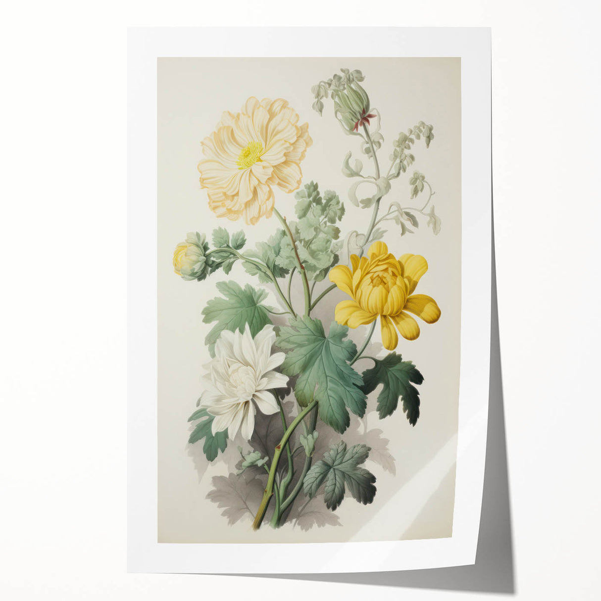 Electric Wall Art - Vibrant Floral Abstract for Modern Electric Decor