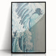 Electric Wave Wall Art - Dynamic Abstract Ocean Design for Modern Decor