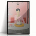 Electric Portrait Art - Modern Abstract Celebration Scene Wall Decor
