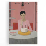 Electric Portrait Art - Modern Abstract Celebration Scene Wall Decor
