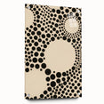 Modern Electric Geometric Art - Abstract Monochrome Circle Wall Decor