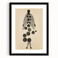 Abstract Monochrome Electric Art - Geometric Silhouette Wall Decor