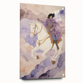 Elegant Electric Rider Art – Vibrant Modern Electric Wall Canvas Decor