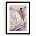Elegant Electric Rider Art – Vibrant Modern Electric Wall Canvas Decor