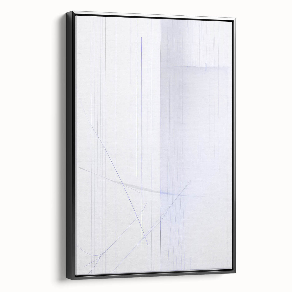 "Modern Electric Art Canvas - Abstract Vibrant Lines and Minimalist Decor"