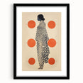 Modern Electric Wall Art - Abstract Silhouette with Vibrant Orange Accents