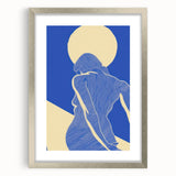 Abstract Electric Silhouette Art – Modern Vibrant Electric Wall Decor