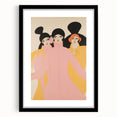 Stylized Electric Portrait Art – Modern Vibrant Electric Wall Canvas Decor