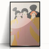 Stylized Electric Portrait Art – Modern Vibrant Electric Wall Canvas Decor