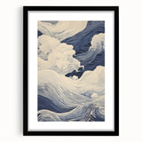 Electric Wave Wall Art - Modern Vibrant Decor with Oceanic Abstract Design