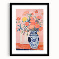 Electric Floral Wall Art - Vibrant Flower Vase Canvas with Modern Decor