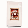Electric Wall Art | Vibrant Floral Shelf Modern Electric Art Canvas