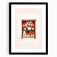 Electric Wall Art | Vibrant Floral Shelf Modern Electric Art Canvas