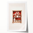 Electric Wall Art | Vibrant Floral Shelf Modern Electric Art Canvas