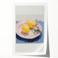 Electric Wall Art | Vibrant Lemon Still Life Modern Electric Art Canvas