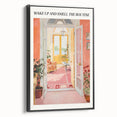 Electric Wall Art | Vibrant Interior Scene Modern Electric Art Canvas
