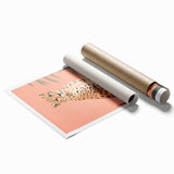 Abstract Electric Cheetah Canvas - Modern Electric Wall Art for Home