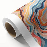 Electric Wall Art | Vibrant Abstract Swirl Modern Electric Art Canvas