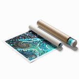 Abstract Electric Painting: Vibrant Electric Wall Art for Modern Spaces