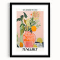 Vibrant Electric Wall Art: Modern Floral Electric Art Canvas Print