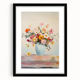 Electric Floral Wall Art: Vibrant Flower Bouquet in Modern Electric Decor