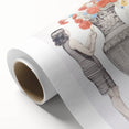 Modern Electric Wall Art: Classic Vase with Bold Floral and Dog Design