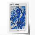 Electric Wall Art: Bold Blue Jazz Musicians in Modern Electric Decor