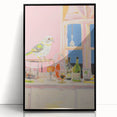 Electric Wall Art with Vibrant Parrot Design | Abstract Electric Decor