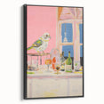 Electric Wall Art with Vibrant Parrot Design | Abstract Electric Decor