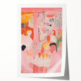 Abstract Electric Art with Dynamic Figures | Vibrant Modern Wall Decor