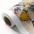 Electric Still Life Wall Art with Yellow Teapot | Modern Abstract Decor