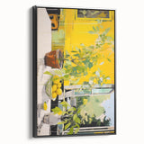 Bright Electric Lemon Art – Modern Electric Wall Art Canvas Print