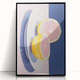 Modern Electric Citrus Art – Vibrant Electric Wall Art Canvas Print