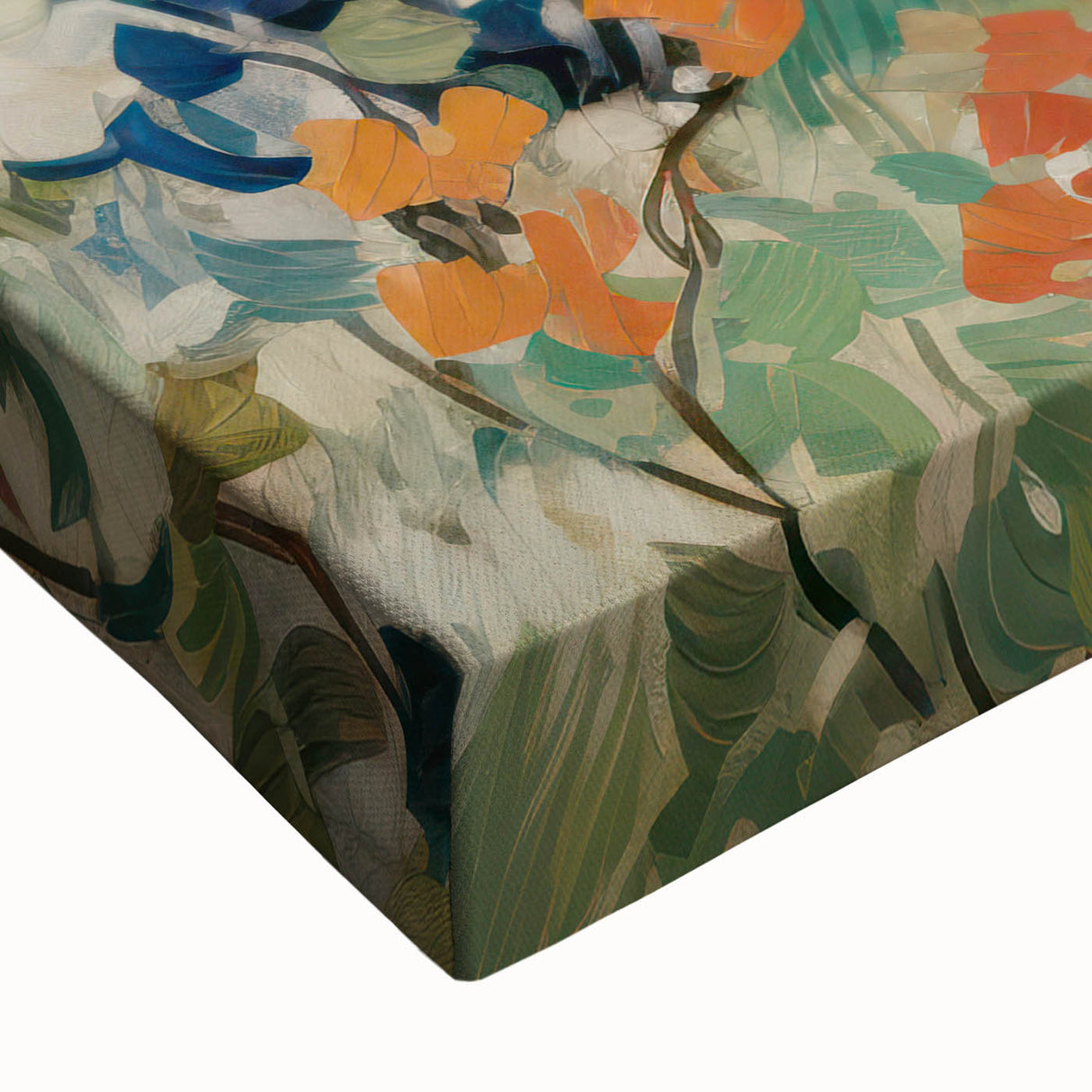 Electric Flower Market Canvas - Vibrant Floral Modern Wall Art Decor