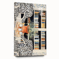 Electric Zebra Chair Library Art – Modern Electric Wall Art Canvas