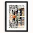 Electric Zebra Chair Library Art – Modern Electric Wall Art Canvas