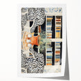 Electric Zebra Chair Library Art – Modern Electric Wall Art Canvas